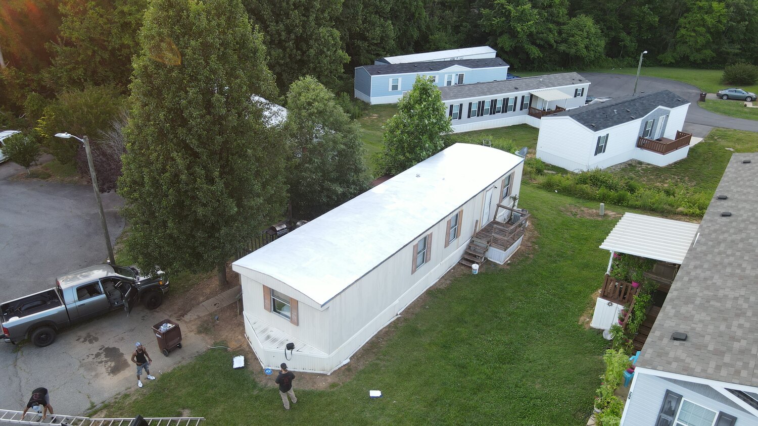 Finished roof by Arthur’s Roofing