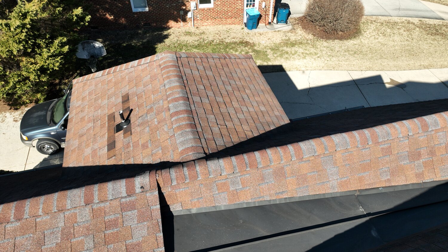Finished roof by Arthur’s Roofing