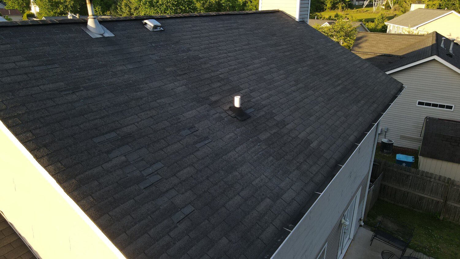 Finished roof by Arthur’s Roofing