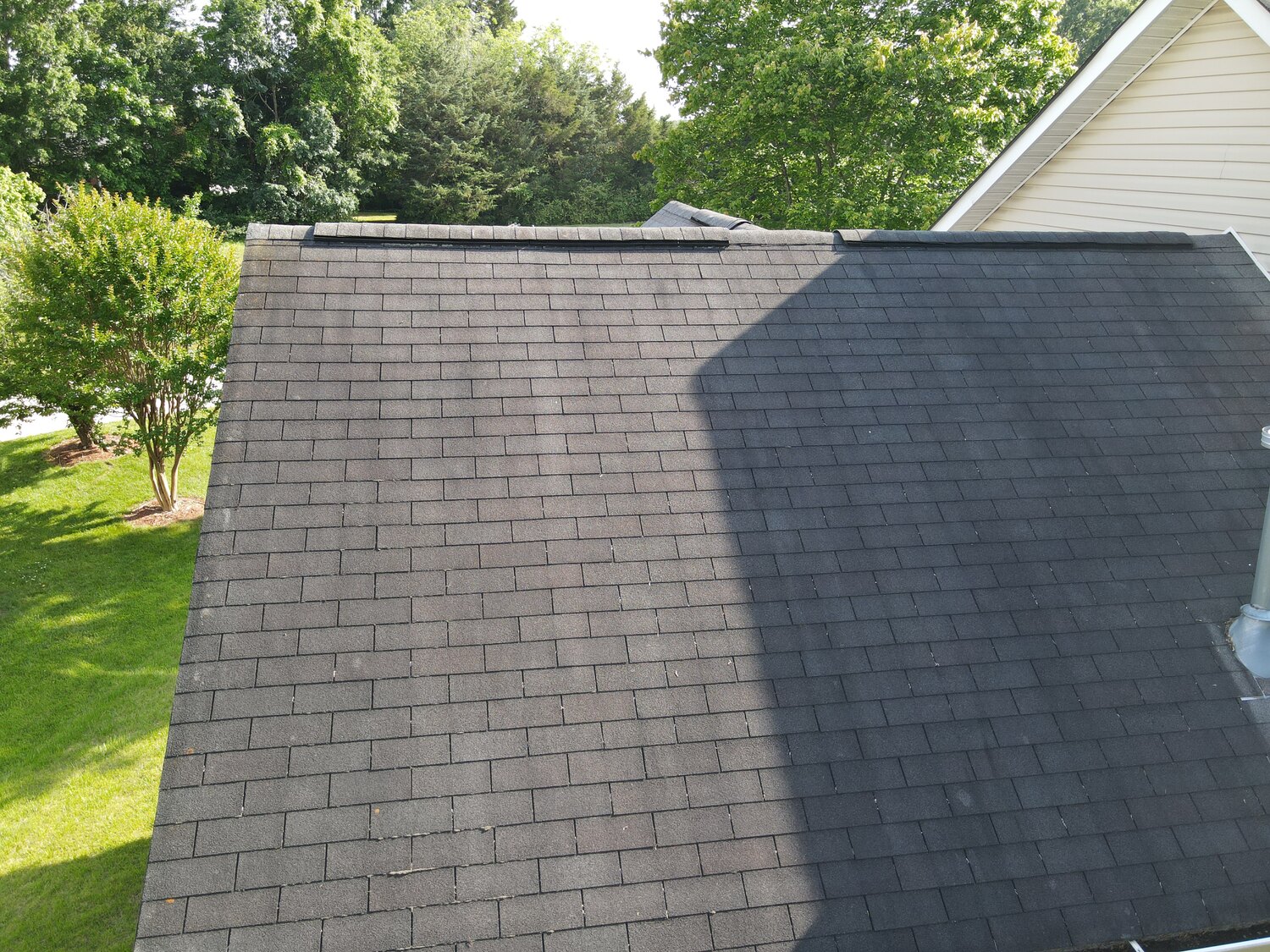 Finished roof by Arthur’s Roofing