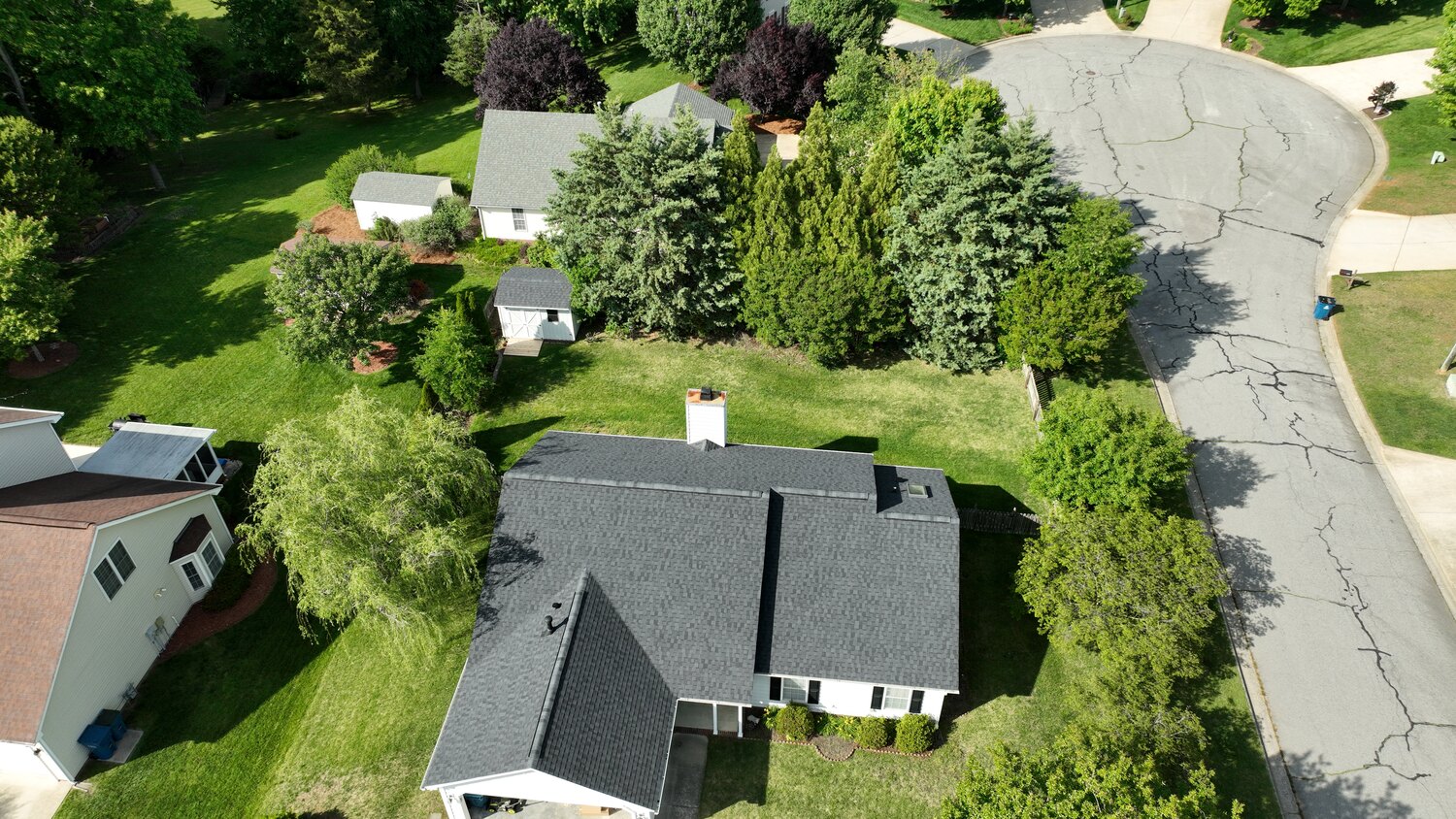 Finished roof by Arthur’s Roofing