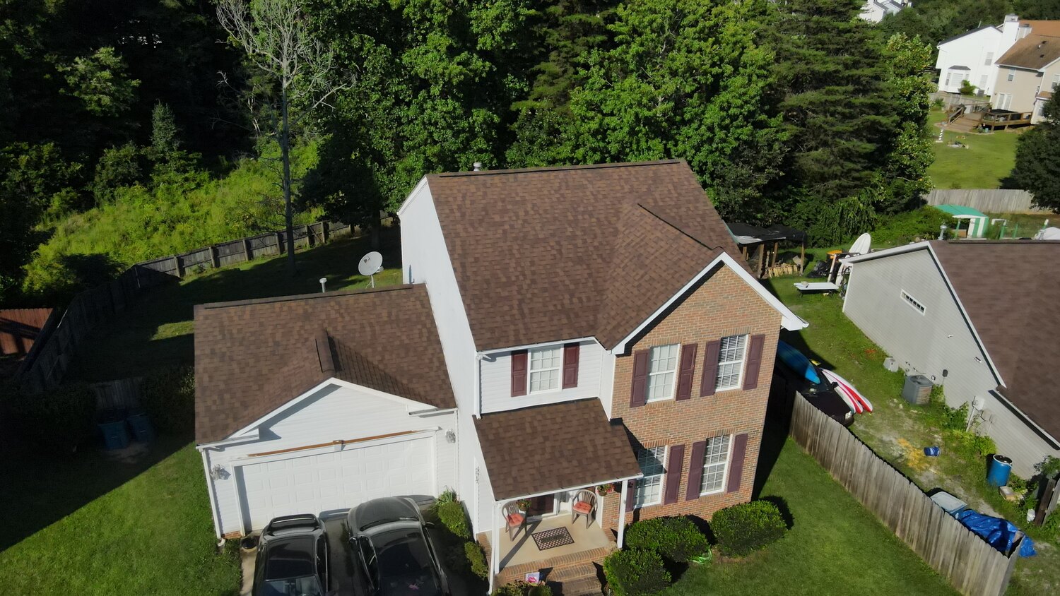 Finished roof by Arthur’s Roofing