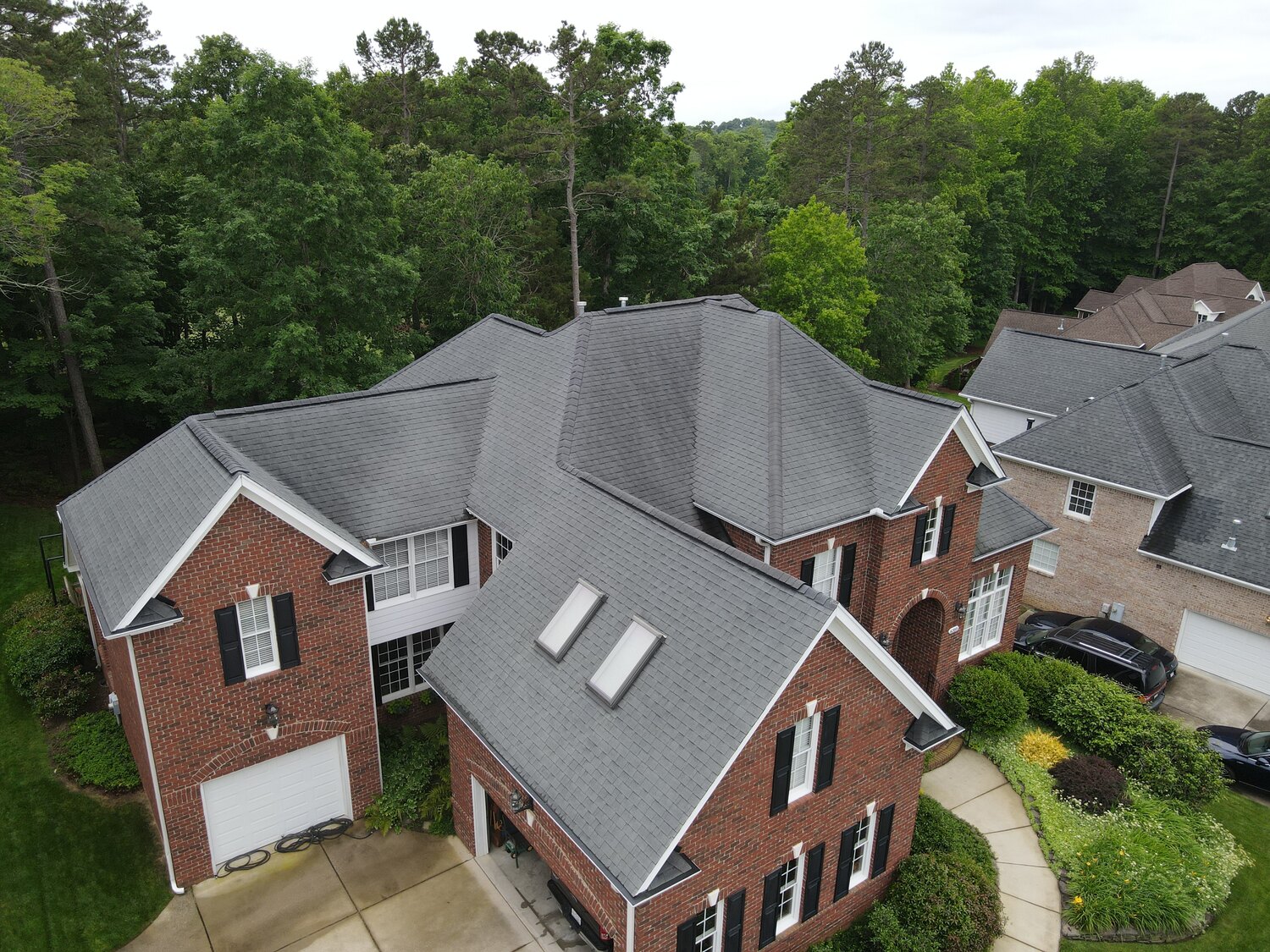 Finished roof by Arthur’s Roofing