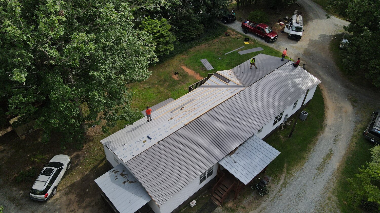 Finished roof by Arthur’s Roofing