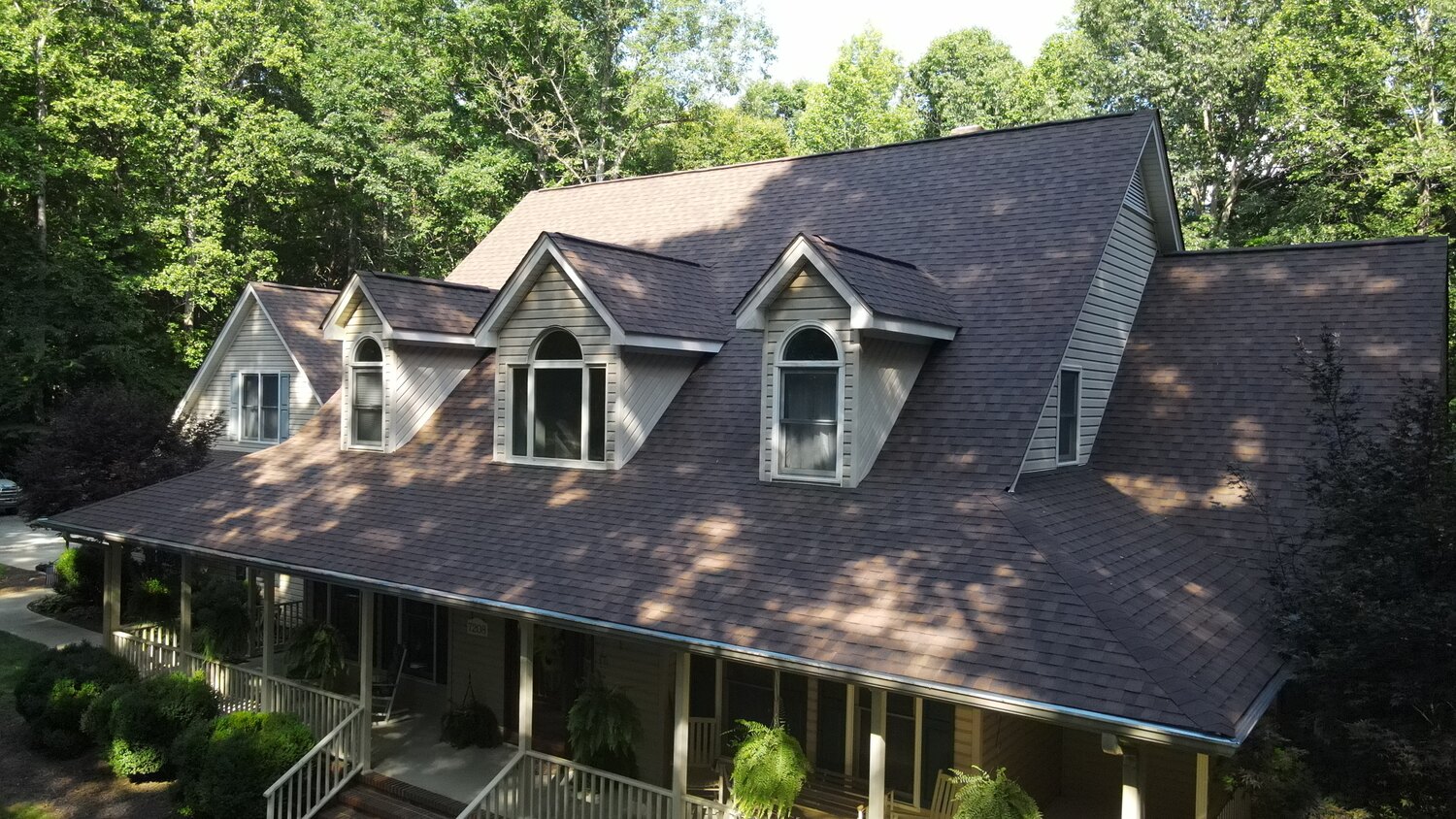 Finished roof by Arthur’s Roofing