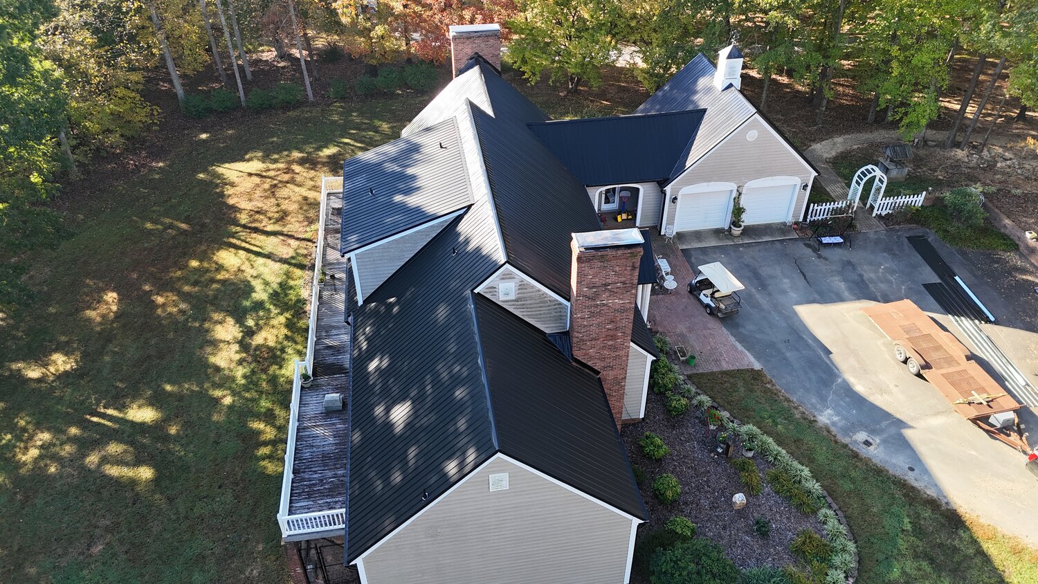 Finished roof by Arthur’s Roofing